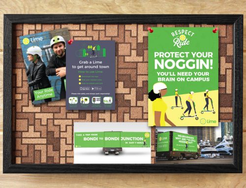 Lime Printed Material and Digital Screens